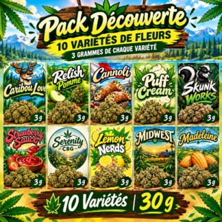 Pack découverte 10 fleurs